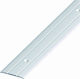 Alfer Aluminium Profile Connector Aluminum Alfer Floor Joint Silver 37x2.5mm 1m 100x3.7x0.25cm