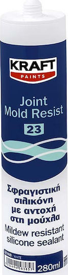 Kraft Joint Mold Resist Sealant Silicone Mold Resistant White 280ml