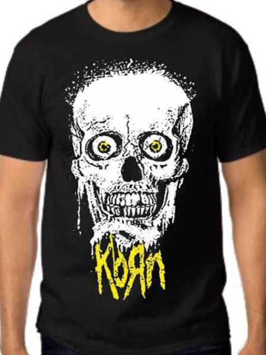 Korn Rock T-shirt Schwarz