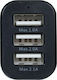 Technisat Car Charger 2.1A with Ports: 3xUSB Black Color