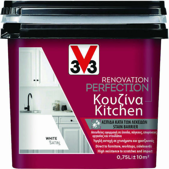 V33 Colour Renovation Perfection Taupe Satin Brown 750ml 121665