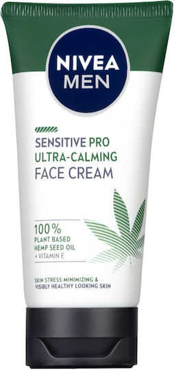 Nivea Sensitive Pro Ultra Calming 24ωρη Ενυδατική Ανδρική Κρέμα Προσώπου με Κάνναβη 75ml