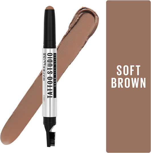 Maybelline Tattoo Βrow Lift Stick Pen for Eyebrows 2 Soft Brown
