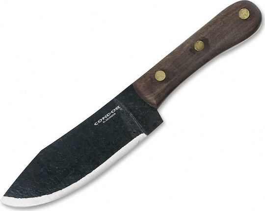Condor Tool & Knives Мини Хъдсън Бей Нож Кафяв с Кожен Калъф