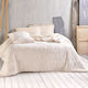 Rythmos Duvet Cover Single 160x220cm Lotus Ecru 710 GSMGsm