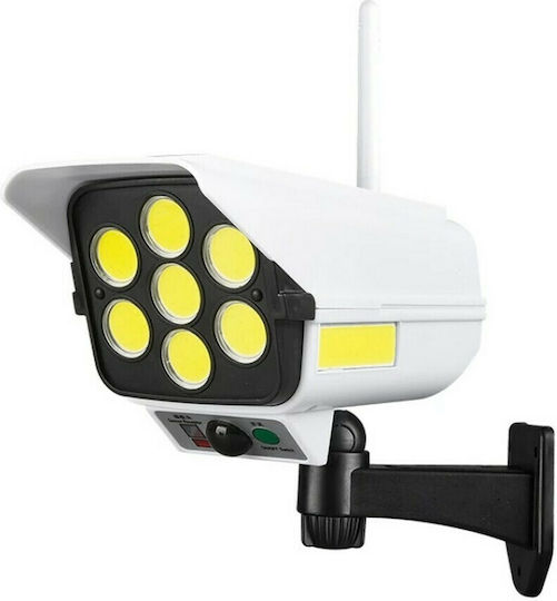 Слънчев LED Прожектор Студено Бяло 6500K с Motion Sensor и Фотоклетка