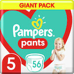 Pampers Pants 360° Πάνες Βρακάκι No. 5 για 12-17kg 56τμχ