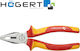 Högert Plier Straight Electrician with insulation 1000V Length 180mm
