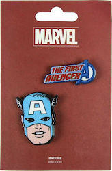 Cerda Abzeichen Captain America Marvel 2er Set Anstecknadeln 2er