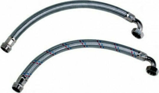 Kraft 63608 Σωλήνας Υψηλής Πίεσης με Γωνία M1''xF1'' 60cm