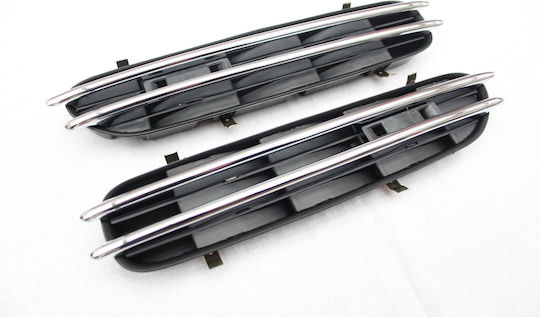 Air duct Car 2-Piece Wing Spoilers for BMW E39 / E60 1995-2010 Black Compatible with BMW E39 / E60 / Series 5