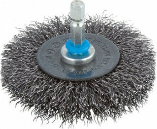 Wolfcraft 2710000 Wire Brush for Drill 50mm with Hexagon Axis