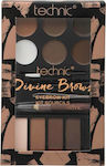 Technic Divine Brows Set de machiaj pentru Ochi și Sprâncene 6buc