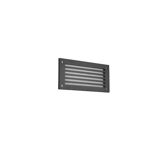 Trio Lighting Επιτοίχια Εξωτερική Πλαφονιέρα LED IP44 9W με Θερμό Λευκό Φως 24.1x4x10εκ.