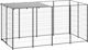 vidaXL Metallisches Hundepark 220x110x110cm Sch...