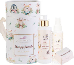 Little Secrets Happy Friends Christmas Gift Box: Body Cream Pflege-Set 200ml