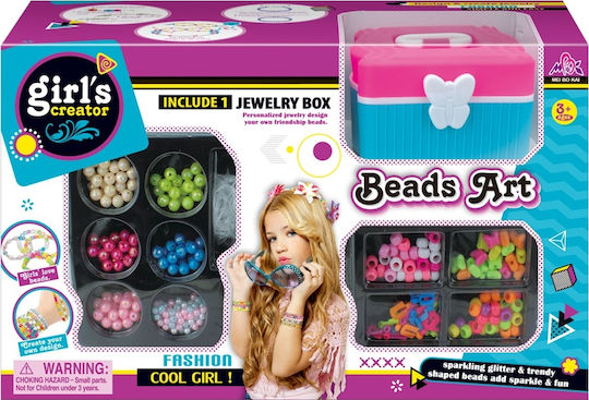 Blue Toys Jewelry Beauty Set Beads Art With Beads