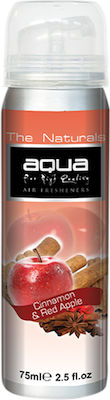 Aqua Car Air Freshener Spray The Naturals Cinnamon & Red Apple 75ml