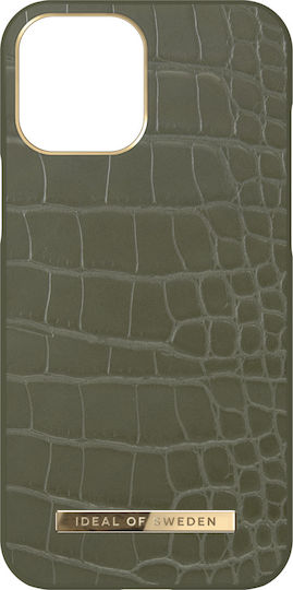 iDeal Of Sweden Atelier Back Cover Δερματίνης Khaki Croco (iPhone 13 Pro Max)