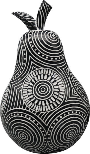 Espiel Декоративно Круша от Полиретан Black / White 18.2x15x27.5см 1бр