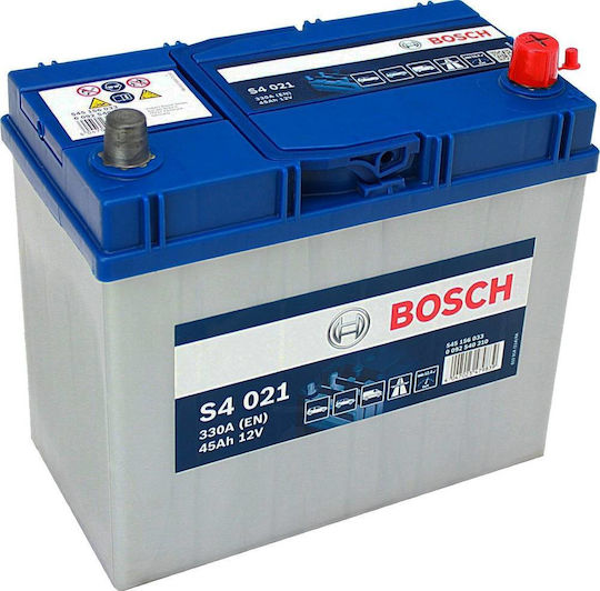 Bosch Batterie Auto S4021 mit Kapazität 45Ah und CCA 330A