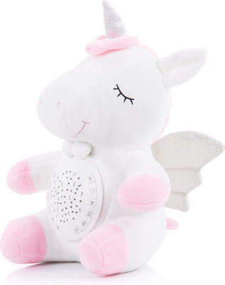 Chipolino Sleep Toy Unicorn made of Fabric with Music and Light for 0++ Months