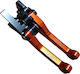 NSRacing Set of Motorcycle Brake/Clutch Levers Adjustable for KTM 450 SX Orange 22335576