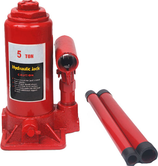 Carsun Hydraulic Bottle Jack with Lifting Capacity up to 35.5cm and Weight Capacity up to 5 Tons