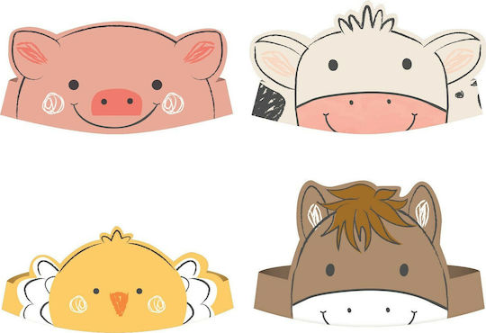 Amscan Barnyard Birthday Ζωάκια Φάρμας 252172 8τμχ