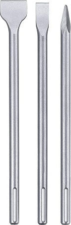 KWB Σετ Βελόνι & Καλέμι 3τμχ με Υποδοχή SDS Max 400mm
