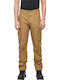 Trousers Cargo in Slim Fit Brown