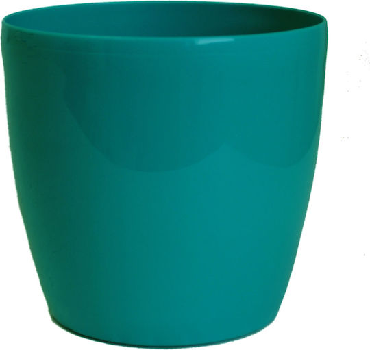 Atmosphera Roto Brill Plant Pot Plastic Turquoise