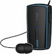 iPro RH120 In-ear Bluetooth Handsfree Ακουστικό Πέτου Μαύρο / Μπλε