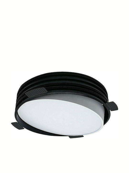 VK Lighting Round Recessed LED Panel 40W with W...