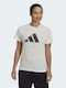 Adidas Future Icons Winners 3.0 Γυναικείο Αθλητικό T-shirt White Melange