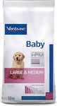 Virbac Baby Large & Medium 12kg Ξηρά Τροφή για Κουτάβια Μεσαίων & Μεγαλόσωμων Φυλών