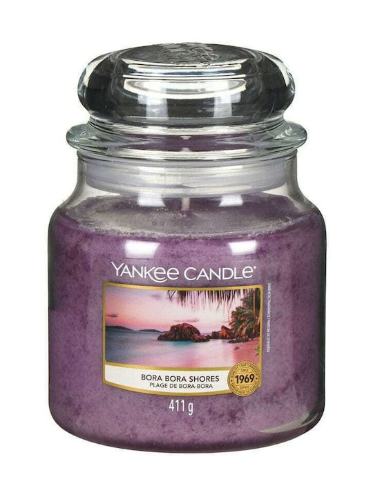 Yankee Candle Scented Candle Jar with Scent Bora Bora Shores Purple 411gr 1pcs