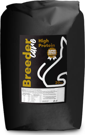 Fosvit Breeder Care High Protein 10kg Dry Food for Adult Dogs with Beef and Chicken