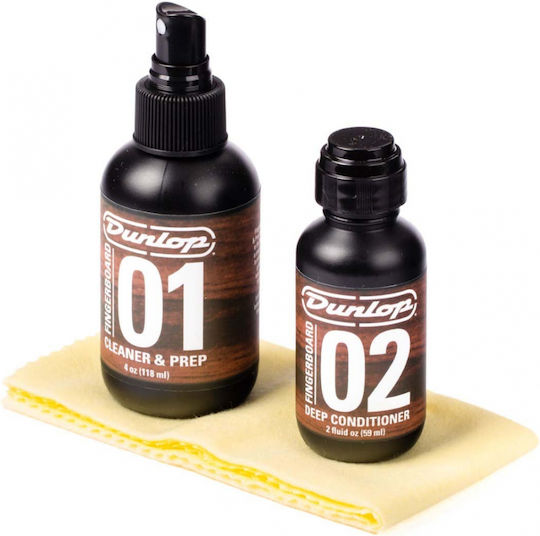 Dunlop Formula 65 Fingerboard Cleaning Set Reinigungszubehör in Grün Farbe 01 Reiniger & Vorbereitung / 02 Tiefenpfleger