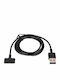 Akyga AK-SW-23 Charging Cable Μαύρο (Fitbit Ionic)
