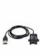 Akyga AK-SW-03 Μαύρο (Honor Band 4/5)