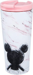 Stor Mickey Mouse 425ml White Stor Mickey Mouse 425ml White
