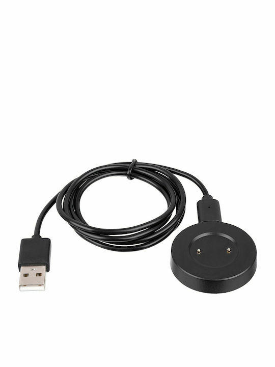 Akyga AK-SW-21 Charging Cable Încărcător pentru Huawei Watch GT / GT2 -> Huawei Watch GT / GT2 Negruς