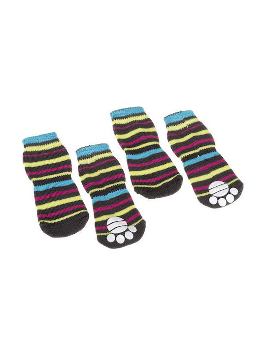 Ferplast Socks Antislip Large Κάλτσες Σκύλου Πολύχρωμα 4τμχ