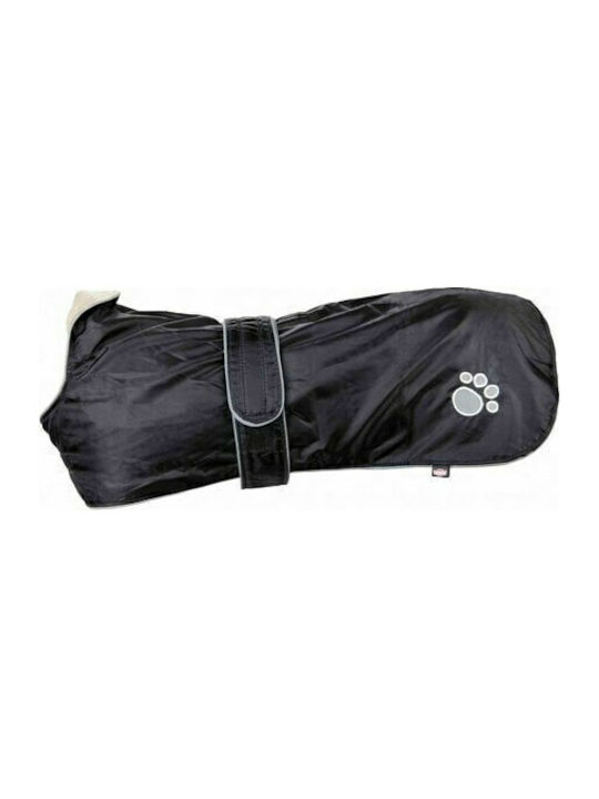 Trixie Orleans Black Fleece / Waterproof Dog Coat with 80cm Back Length