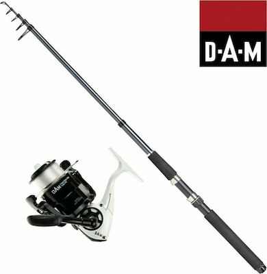 Dam Tele Set Fishing Rod for Spinning with Reel 2.70m 10-30gr