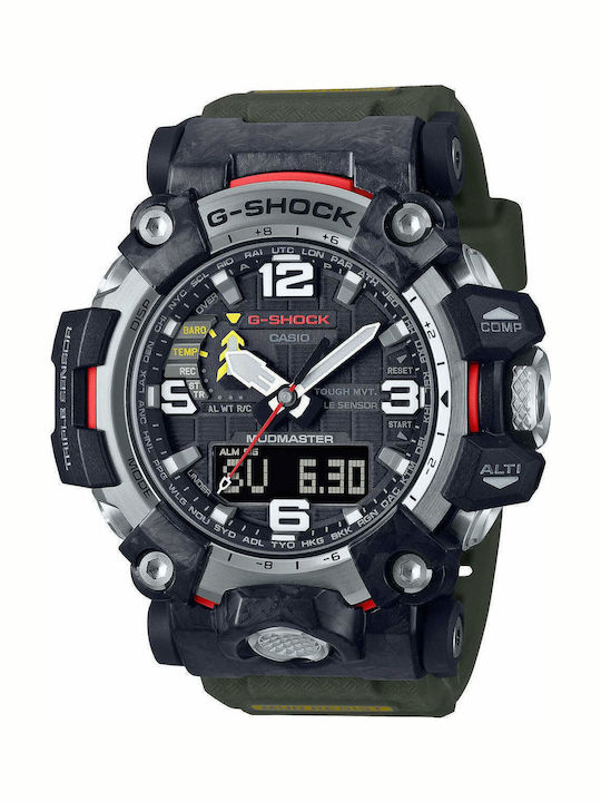 Casio G-Shock Mudmaster Ρολόι Solar με Καουτσούκ Λουράκι Casio G-Shock Mudmaster Ρολόι Solar με Καουτσούκ Λουράκι