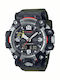 Casio G-Shock Mudmaster Men's Watch 55mm Solar with Green Rubber Strap