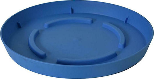 Atmosphera Plastic Pot Plate Aegean Blue 18.5x18.5cm 10.01.00D19AB