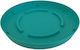 Atmosphera Plastic Pot Plate Aegean Blue 14.7x14.7cm